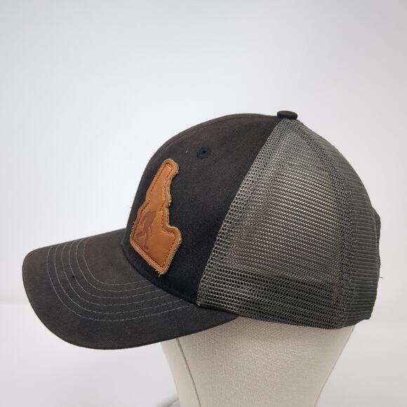 Idaho Big Foot Snapback Trucker Hat Black OS Adjustable Arcadian Outfitters - Picture 3 of 9